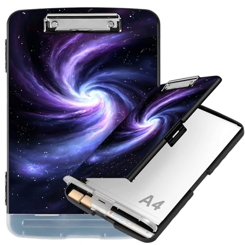 Klemmbrett mit Ablagefach, 21,6 x 27,9 cm Briefgröße, seitliche Öffnung, Klemmbrett mit Stifthalter, hartes tragbares Klemmbrett Organizer für Krankenschwester, Lehrer, Bauunternehmer, Baustelle Klemmbrett mit Ablagefach, 21,6 x 27,9 cm Briefgröße, seitliche Öffnung, Klemmbrett mit Stifthalter, hartes tragbares Klemmbrett Organizer für Krankenschwester, Lehrer, Bauunternehmer, Baustelle von BVCLKJPOI