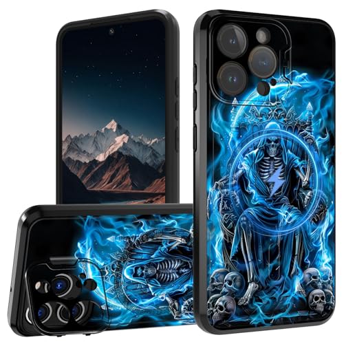 Magnetische Schutzhülle für iPhone 16 Pro mit Ständer, integrierter, unsichtbarer Ständer, kompatibel mit MagSafe, doppellagig, robust, langlebig, sturzsicher, Schutzhülle für iPhone 16 Pro 6,3 Zoll Magnetische Schutzhülle für iPhone 16 Pro mit Ständer, integrierter, unsichtbarer Ständer, kompatibel mit MagSafe, doppellagig, robust, langlebig, sturzsicher, Schutzhülle für iPhone 16 Pro 6,3 Zoll von BVCLKJPOI