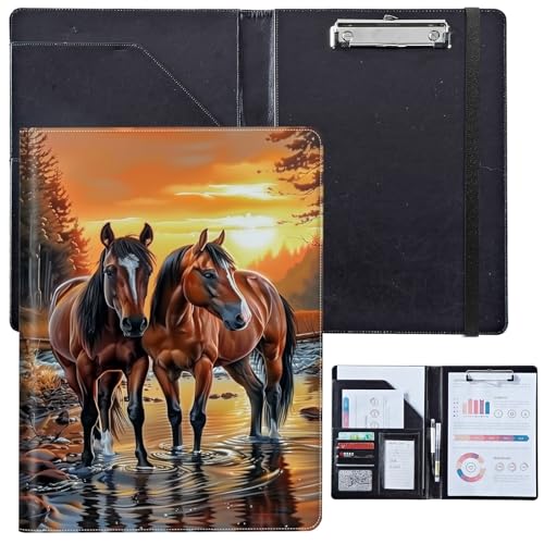 PU-Leder-Portfolio für Damen, Lebenslauf-Mappe für Interviews, professioneller Business-Organizer mit Dokumentenhalter, Kartenfächern und Stiftschlaufe, passend für Klemmbrett im A4-Format PU-Leder-Portfolio für Damen, Lebenslauf-Mappe für Interviews, professioneller Business-Organizer mit Dokumentenhalter, Kartenfächern und Stiftschlaufe, passend für Klemmbrett im A4-Format von BVCLKJPOI