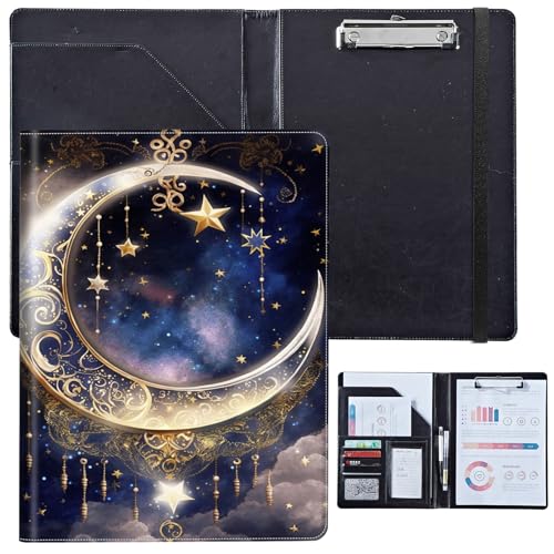 PU-Leder-Portfolio für Damen, Lebenslauf-Mappe für Vorstellungsgespräche, professioneller Business-Organizer mit Dokumentenhalter, Kartenfächern und Stiftschlaufe, passend für Klemmbrett im A4-Format PU-Leder-Portfolio für Damen, Lebenslauf-Mappe für Vorstellungsgespräche, professioneller Business-Organizer mit Dokumentenhalter, Kartenfächern und Stiftschlaufe, passend für Klemmbrett im A4-Format von BVCLKJPOI