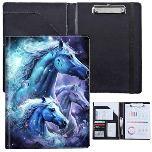 PU-Leder-Portfolio für Damen, Lebenslauf-Mappe für Vorstellungsgespräche, professioneller Business-Organizer mit Dokumentenhalter, Kartenfächern und Stiftschlaufe, passend für Klemmbrett im A4-Format PU-Leder-Portfolio für Damen, Lebenslauf-Mappe für Vorstellungsgespräche, professioneller Business-Organizer mit Dokumentenhalter, Kartenfächern und Stiftschlaufe, passend für Klemmbrett im A4-Format von BVCLKJPOI