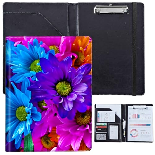PU-Leder-Portfolio für Damen, Lebenslauf-Mappe für Vorstellungsgespräche, professioneller Business-Organizer mit Dokumentenhalter, Kartenfächern und Stiftschlaufe, passend für Klemmbrett im A4-Format PU-Leder-Portfolio für Damen, Lebenslauf-Mappe für Vorstellungsgespräche, professioneller Business-Organizer mit Dokumentenhalter, Kartenfächern und Stiftschlaufe, passend für Klemmbrett im A4-Format von BVCLKJPOI