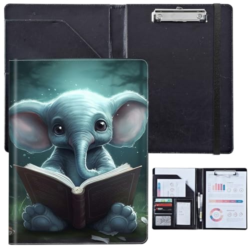 PU-Leder-Portfolio für Damen, Lebenslauf-Mappe für Vorstellungsgespräche, professioneller Business-Organizer mit Dokumentenhalter, Kartenfächern und Stiftschlaufe, passend für Klemmbrett im A4-Format PU-Leder-Portfolio für Damen, Lebenslauf-Mappe für Vorstellungsgespräche, professioneller Business-Organizer mit Dokumentenhalter, Kartenfächern und Stiftschlaufe, passend für Klemmbrett im A4-Format von BVCLKJPOI