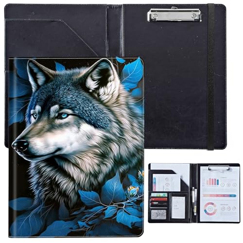 PU-Leder-Portfolio für Damen, Lebenslauf-Mappe für Vorstellungsgespräche, professioneller Business-Organizer mit Dokumentenhalter, Kartenfächern und Stiftschlaufe, passend für Klemmbrett im A4-Format PU-Leder-Portfolio für Damen, Lebenslauf-Mappe für Vorstellungsgespräche, professioneller Business-Organizer mit Dokumentenhalter, Kartenfächern und Stiftschlaufe, passend für Klemmbrett im A4-Format von BVCLKJPOI