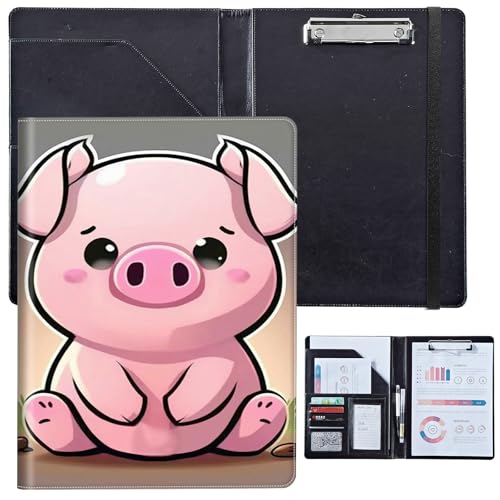 PU-Leder-Portfolio für Damen, Lebenslauf-Mappe für Vorstellungsgespräche, professioneller Business-Organizer mit Dokumentenhalter, Kartenfächern und Stiftschlaufe, passend für Klemmbrett im A4-Format PU-Leder-Portfolio für Damen, Lebenslauf-Mappe für Vorstellungsgespräche, professioneller Business-Organizer mit Dokumentenhalter, Kartenfächern und Stiftschlaufe, passend für Klemmbrett im A4-Format von BVCLKJPOI