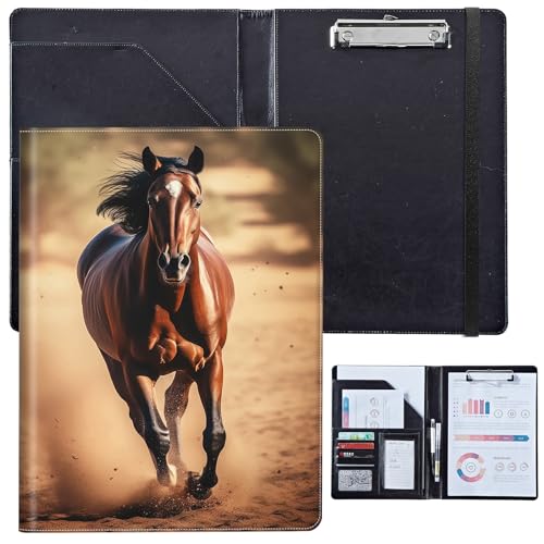PU-Leder-Portfolio für Damen, Lebenslauf-Mappe für Vorstellungsgespräche, professioneller Business-Organizer mit Dokumentenhalter, Kartenfächern und Stiftschlaufe, passend für Klemmbrett im A4-Format PU-Leder-Portfolio für Damen, Lebenslauf-Mappe für Vorstellungsgespräche, professioneller Business-Organizer mit Dokumentenhalter, Kartenfächern und Stiftschlaufe, passend für Klemmbrett im A4-Format von BVCLKJPOI