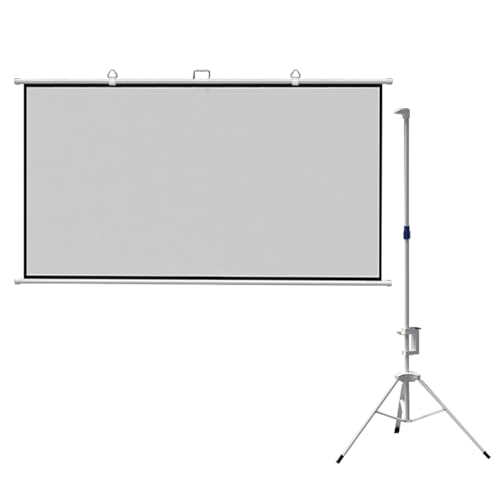 Mobile Filmleinwand, Projektorleinwand Mit Ständer, Knitterfrei, Leicht, Wand-/Deckenmontage, for Heimkino, Kino, Büro Mobile Filmleinwand, Projektorleinwand Mit Ständer, Knitterfrei, Leicht, Wand-/Deckenmontage, for Heimkino, Kino, Büro von BVDHASDBT