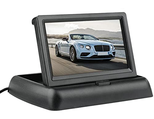BW 4.3 "Faltbarer Digital-TFT LCD Auto-hintere Ansicht-Sicherungs-Monitor für Auto-Rückfahrkamera, Auto Rearview Camara, CCTV-Kamera DVD von BW