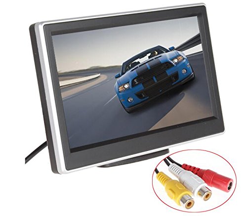 BW 5 Zoll-HD TFT LCD Auto-Monitor mit zwei Videoeingang, hoch-Auflösung 800 * 480 Auto-Rückspiegel-Parken-Monitor und farbenreiche LCD-Hintergrundbeleuchtung-Anzeige für Auto-hintere Ansicht-Kameras / Auto DVD / VCD / GPS / andere videogeräte von BW