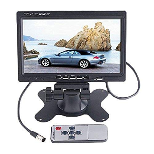 BW 7 "TFT LCD Farbe 2 Video-Eingang Auto Rückfahrkamera Monitor Kopfstütze DVD VCR-Monitor von BW