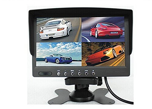 BW Autorückfahrkamera-LCD-Monitor, 7 Zoll (17,8 cm), DC 12V - 24V, 4 Videoeingänge von BW