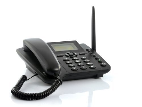 Wireless GSM Desktop Phone - Desktop-Stil Telefon mit SIM-Karte Slot von Express Panda von BW