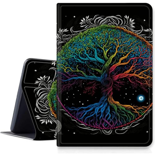 Art Color Tree Schutzhülle für Samsung Galaxy Tab A7 26,7 cm (10,4 Zoll) 2020 (SM-T500/T505/T507), PU-Lederhülle mit mehreren Betrachtungswinkeln, klappbarem Ständer für Galaxy Tab A7 2020 von BWEGRHE
