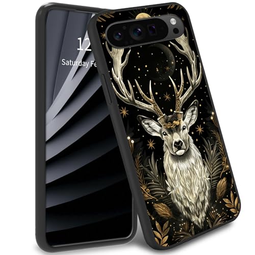 Art Deer Moon Schutzhülle für Google Pixel 9 Pro, Pixel 9 Pro, TPU-Handyhülle, weiches Gel-Gummi, Rundumschutz für Google Pixel 9 Pro Art Deer Moon Schutzhülle für Google Pixel 9 Pro, Pixel 9 Pro, TPU-Handyhülle, weiches Gel-Gummi, Rundumschutz für Google Pixel 9 Pro von BWEGRHE