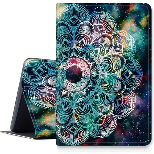 Art Mandalas Schutzhülle für Samsung Galaxy Tab A8 26,7 cm (10,5 Zoll) 2022, stoßfest, PU-Leder, Klappständer, schlanke Hülle mit automatischer Sleep/Wake-Funktion, für Galaxy Tab A8 2022 Modell von BWEGRHE