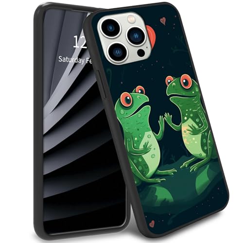 BWEGRHE Couple Frogs Slim Case für iPhone 16 Pro, TPU-Handyhülle, weiches Gel-Gummi, Rundumschutz für iPhone 16 Pro BWEGRHE Couple Frogs Slim Case für iPhone 16 Pro, TPU-Handyhülle, weiches Gel-Gummi, Rundumschutz für iPhone 16 Pro von BWEGRHE