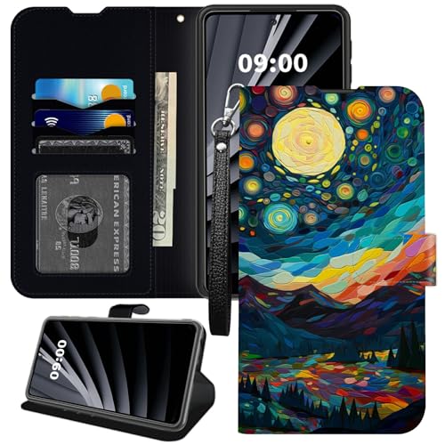 BWEGRHE Dreamy Sky Schutzhülle für iPhone 15 Pro, iPhone 15 Pro, Brieftaschen-Hülle, PU-Leder, TPU, Flip-Magnetschnalle, Ständer, mit Kreditkartenschlitz, Handschlaufe BWEGRHE Dreamy Sky Schutzhülle für iPhone 15 Pro, iPhone 15 Pro, Brieftaschen-Hülle, PU-Leder, TPU, Flip-Magnetschnalle, Ständer, mit Kreditkartenschlitz, Handschlaufe von BWEGRHE