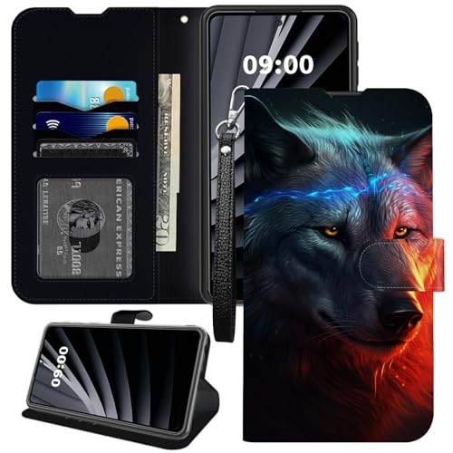 BWEGRHE Fantasy Art Wolf Schutzhülle für AT&T Fusion 5G, PU-Leder mit TPU-Innenseite, für Fusion 5G, Flip-Magnetschnalle, Ständer, mit Kreditkartenschlitz, Handschlaufe BWEGRHE Fantasy Art Wolf Schutzhülle für AT&T Fusion 5G, PU-Leder mit TPU-Innenseite, für Fusion 5G, Flip-Magnetschnalle, Ständer, mit Kreditkartenschlitz, Handschlaufe von BWEGRHE