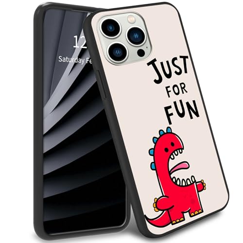 BWEGRHE Just for Fun Dinosaurier-Schutzhülle für iPhone 16 Pro, TPU-Handyhülle, weiches Gel, Gummi, Rundumschutz für iPhone 16 Pro BWEGRHE Just for Fun Dinosaurier-Schutzhülle für iPhone 16 Pro, TPU-Handyhülle, weiches Gel, Gummi, Rundumschutz für iPhone 16 Pro von BWEGRHE