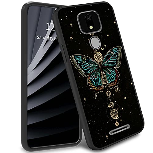 BWEGRHE Schutzhülle für ANS Artia ACK2326, für ANS Artia, TPU, Bumper, Handyhülle mit Schmetterling Mond Weltraum Muster Design, Weiche Gummi Silikon Ganzkörperschutz Cover für ANS Artia BWEGRHE Schutzhülle für ANS Artia ACK2326, für ANS Artia, TPU, Bumper, Handyhülle mit Schmetterling Mond Weltraum Muster Design, Weiche Gummi Silikon Ganzkörperschutz Cover für ANS Artia von BWEGRHE