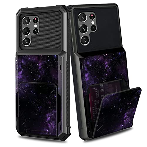 BWEGRHE Schutzhülle für Samsung Galaxy S23 Ultra, Brieftaschen-Schutzhülle mit Kartenfach, versteckter Tasche, 2-in-1-Klapptür, harte Rückseite, weiches TPU-Stoßdämpfer, robuster Kartenschlitz BWEGRHE Schutzhülle für Samsung Galaxy S23 Ultra, Brieftaschen-Schutzhülle mit Kartenfach, versteckter Tasche, 2-in-1-Klapptür, harte Rückseite, weiches TPU-Stoßdämpfer, robuster Kartenschlitz von BWEGRHE