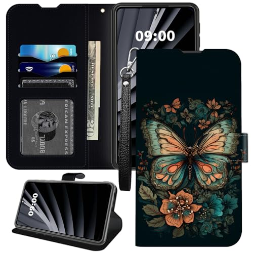 BWEGRHE Schutzhülle für T-Mobile Revvl 7 5G/T Phone 2 5G, PU-Leder, mit TPU-Kunststoff, Magnetschnalle, Ständer, mit Kreditkartenschlitz, Handschlaufe BWEGRHE Schutzhülle für T-Mobile Revvl 7 5G/T Phone 2 5G, PU-Leder, mit TPU-Kunststoff, Magnetschnalle, Ständer, mit Kreditkartenschlitz, Handschlaufe von BWEGRHE