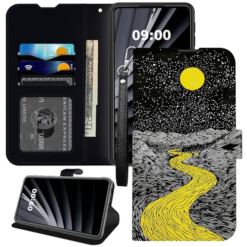 BWEGRHE Schutzhülle für iPhone 16, Kunstmalerei, PU-Leder mit TPU-Hülle, Flip-Magnetschnalle, Ständer, mit Kreditkartenschlitz, Handschlaufe BWEGRHE Schutzhülle für iPhone 16, Kunstmalerei, PU-Leder mit TPU-Hülle, Flip-Magnetschnalle, Ständer, mit Kreditkartenschlitz, Handschlaufe von BWEGRHE