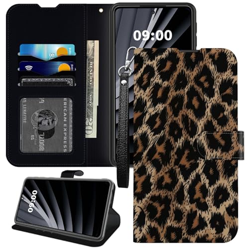 BWEGRHE Schutzhülle für iPhone 16 Pro Max, Motiv: Wilde Leoparden, PU-Leder, mit TPU-Kunststoff, Magnetschnalle, Ständer, mit Kreditkartenschlitz, Handschlaufe BWEGRHE Schutzhülle für iPhone 16 Pro Max, Motiv: Wilde Leoparden, PU-Leder, mit TPU-Kunststoff, Magnetschnalle, Ständer, mit Kreditkartenschlitz, Handschlaufe von BWEGRHE