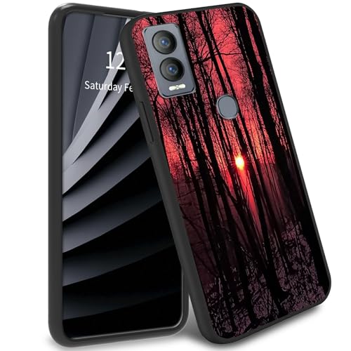 BWEGRHE Sunset Forest Handyhülle für Cricket Magic 5G, schlanke TPU-Schutzhülle, weiches Gel-Gummi, Rundumschutz, Handyhülle für AT&T Propel 5G BWEGRHE Sunset Forest Handyhülle für Cricket Magic 5G, schlanke TPU-Schutzhülle, weiches Gel-Gummi, Rundumschutz, Handyhülle für AT&T Propel 5G von BWEGRHE