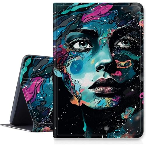 Beautiful Woman Surreal Schutzhülle für iPad Air 27,9 cm (11 Zoll) 2024 M2, stoßfest, PU-Leder, klappbar, verstellbarer Ständer, mit automatischer Sleep/Wake-Funktion, für iPad Air 2024 Air M2 von BWEGRHE