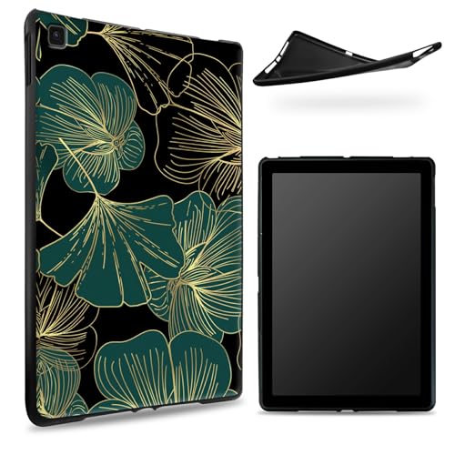 Entworfen für Samsung Galaxy Tab A7 26,4 cm (10,4 Zoll) 2020 (SM-T500/T505/T507), matte TPU-Gummi-Rückseite mit Kunstblatt, schlanke, weiche Silikon-Schutzhülle, stoßfest von BWEGRHE
