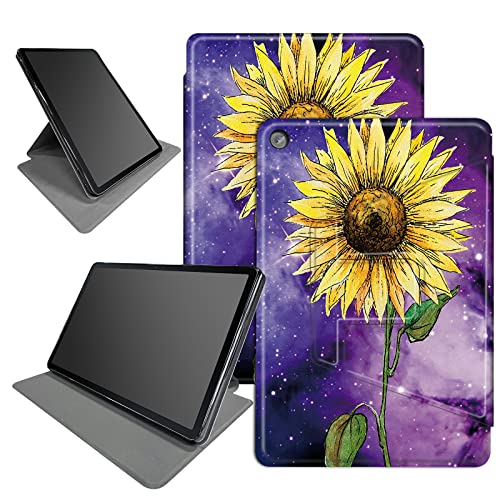 Galaxy Schutzhülle für Kindle Fire 7 Tablet der 12. Generation 2022, 360 Grad drehbar, klappbarer Ständer, mehrere Betrachtungswinkel, PU-Leder, mit automatischer Sleep/Wake-Funktion Galaxy Schutzhülle für Kindle Fire 7 Tablet der 12. Generation 2022, 360 Grad drehbar, klappbarer Ständer, mehrere Betrachtungswinkel, PU-Leder, mit automatischer Sleep/Wake-Funktion von BWEGRHE