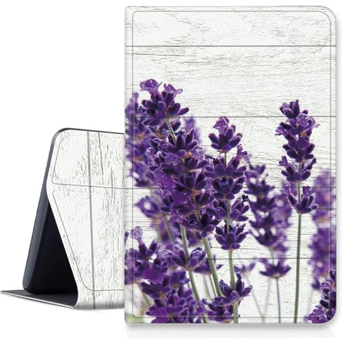 Lila Lavendel Hülle für Amazon Fire Max 11 Tablet 11 Zoll (13. Generation, 2023) Slim Cover Multi-Winkel Ständer Starker Magnet Schutzhülle mit Auto Sleep/Wake von BWEGRHE