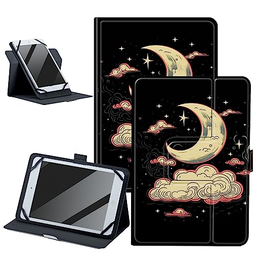 Moon Cloud Universal-Schutzhülle für 10,5-11,5-Zoll-Tablets (26,7 - 29,2 cm), um 360 Grad drehbar, verstellbarer Ständer, PU-Leder, für alle Arten von Android/iOS/Windows-Tablets von 26,7 - 29,2 cm von BWEGRHE