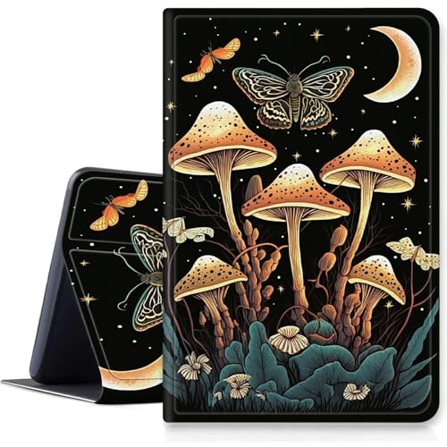 Mushroom Moth Moon Schutzhülle für iPad Air 13 Zoll 2024 M2, stoßfest, PU-Leder, klappbar, verstellbarer Ständer, mit automatischer Sleep/Wake-Funktion, für iPad Air 2024 Air M2 13 Mushroom Moth Moon Schutzhülle für iPad Air 13 Zoll 2024 M2, stoßfest, PU-Leder, klappbar, verstellbarer Ständer, mit automatischer Sleep/Wake-Funktion, für iPad Air 2024 Air M2 13 von BWEGRHE