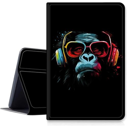 Music Gorilla-Schutzhülle für Apple iPad Mini 6 2021 (6. Generation), stoßfest, PU-Leder, klappbar, verstellbarer Ständer, mit automatischer Sleep/Wake-Funktion, für iPad Mini 6 von BWEGRHE
