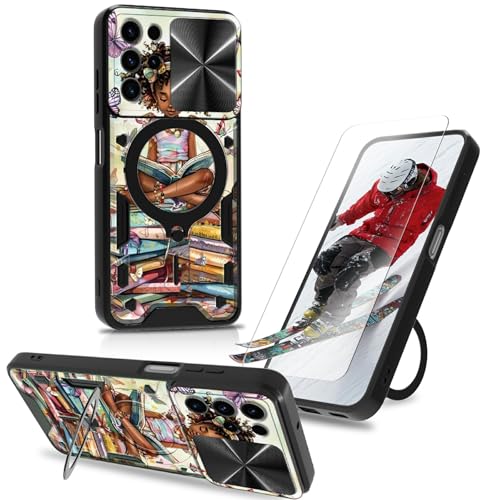 Schutzhülle für Samsung Galaxy S25 Ultra mit Displayschutzfolie, Schiebe-Kamera-Abdeckung, integrierter 360-Grad-drehbarer Ringständer, vollständiger Schutz, Schutzhülle für Galaxy S25 Ultra Schutzhülle für Samsung Galaxy S25 Ultra mit Displayschutzfolie, Schiebe-Kamera-Abdeckung, integrierter 360-Grad-drehbarer Ringständer, vollständiger Schutz, Schutzhülle für Galaxy S25 Ultra von BWEGRHE