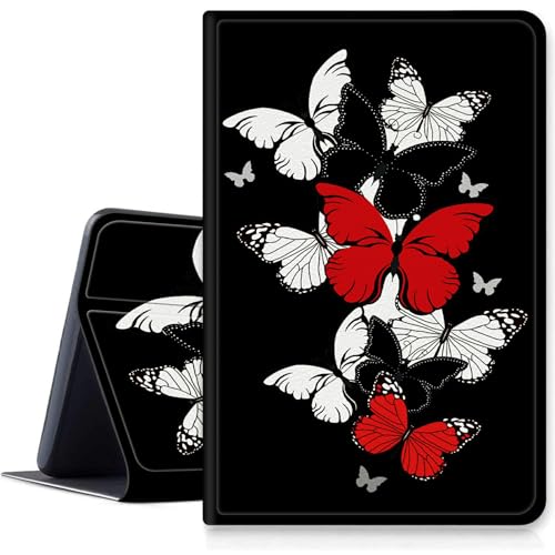 Schutzhülle für Samsung Galaxy Tab S9 Ultra und S8 Ultra Tablet 14,6 Zoll (37,1 cm), verschiedene Betrachtungswinkel, mit S-Stifthalter, automatischer Schlaf-/Wachmodus, für Galaxy Tab S9 Ultra, Rot von BWEGRHE