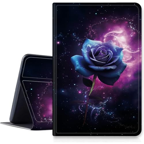 Schutzhülle für iPad Pro M4 2024 mit 13 Zoll (33 cm), stoßfest, PU-Leder, klappbar, verstellbarer Ständer, mit automatischer Sleep/Wake-Funktion, Violett von BWEGRHE