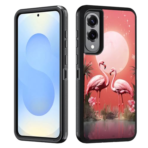 BWOOLL Schutzhülle für Samsung Galaxy S25 Edge, strapazierfähig, 3-in-1-Hybrid-Hart-PC & weiches Silikon, stoßfest, Fallschutz für Galaxy S25 Edge 5G 6,7 Zoll 2025, Flamingo BWOOLL Schutzhülle für Samsung Galaxy S25 Edge, strapazierfähig, 3-in-1-Hybrid-Hart-PC & weiches Silikon, stoßfest, Fallschutz für Galaxy S25 Edge 5G 6,7 Zoll 2025, Flamingo von BWOOLL