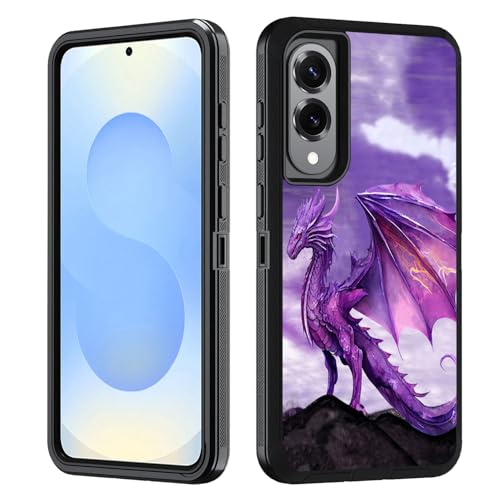BWOOLL Schutzhülle für Samsung Galaxy S25 Edge, strapazierfähig, 3-in-1-Hybrid-Hart-PC und weiches Silikon, stoßfest, Fallschutz für Galaxy S25 Edge 5G 6,7 Zoll 2025, Lila Drache BWOOLL Schutzhülle für Samsung Galaxy S25 Edge, strapazierfähig, 3-in-1-Hybrid-Hart-PC und weiches Silikon, stoßfest, Fallschutz für Galaxy S25 Edge 5G 6,7 Zoll 2025, Lila Drache von BWOOLL