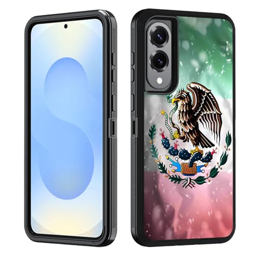 BWOOLL Schutzhülle für Samsung Galaxy S25 Edge, strapazierfähig, 3-in-1-Hybrid-Hart-PC und weiches Silikon, stoßfest, Fallschutz für Galaxy S25 Edge 5G 6,7 Zoll 2025, mexikanische Flagge BWOOLL Schutzhülle für Samsung Galaxy S25 Edge, strapazierfähig, 3-in-1-Hybrid-Hart-PC und weiches Silikon, stoßfest, Fallschutz für Galaxy S25 Edge 5G 6,7 Zoll 2025, mexikanische Flagge von BWOOLL