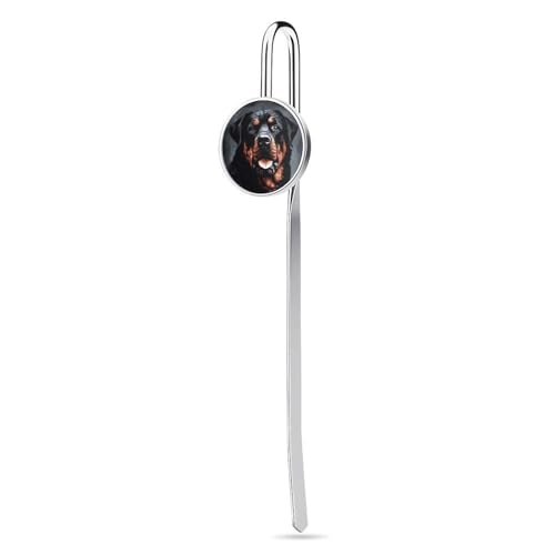 Elegante, coole Rottweiler-Hunde-Kunstdruck-Lesezeichen aus Metall – ein Muss für Buchliebhaber zu jedem Anlass: Valentinstag, Muttertag und mehr Elegante, coole Rottweiler-Hunde-Kunstdruck-Lesezeichen aus Metall – ein Muss für Buchliebhaber zu jedem Anlass: Valentinstag, Muttertag und mehr von BWQMNT