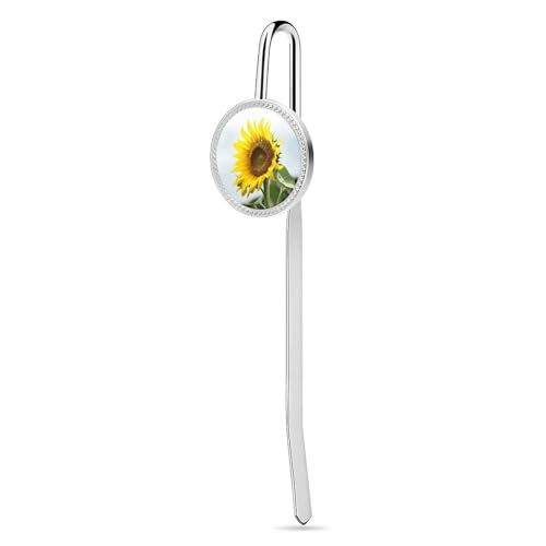 Elegante Lesezeichen aus Metall mit Sonnenblumen-Motiv, bedruckt, ein Muss für Buchliebhaber zu jedem Anlass: Valentinstag, Muttertag und mehr Elegante Lesezeichen aus Metall mit Sonnenblumen-Motiv, bedruckt, ein Muss für Buchliebhaber zu jedem Anlass: Valentinstag, Muttertag und mehr von BWQMNT