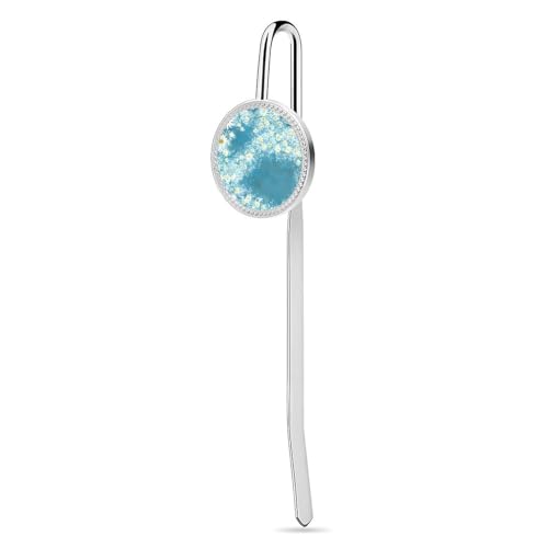 Elegante weiße blaue Gänseblümchen-gedruckte Metall-Lesezeichen – ein Muss für Buchliebhaber zu jedem Anlass: Valentinstag, Muttertag und mehr Elegante weiße blaue Gänseblümchen-gedruckte Metall-Lesezeichen – ein Muss für Buchliebhaber zu jedem Anlass: Valentinstag, Muttertag und mehr von BWQMNT