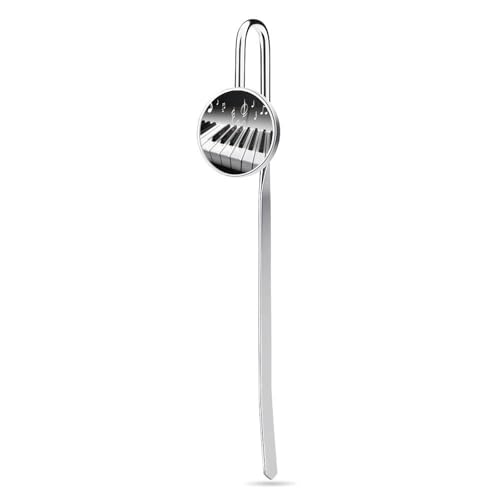 Elegantes Lesezeichen mit Klaviermusik-Symbol, aus Metall, ein Muss für Buchliebhaber zu jedem Anlass: Valentinstag, Muttertag und mehr Elegantes Lesezeichen mit Klaviermusik-Symbol, aus Metall, ein Muss für Buchliebhaber zu jedem Anlass: Valentinstag, Muttertag und mehr von BWQMNT