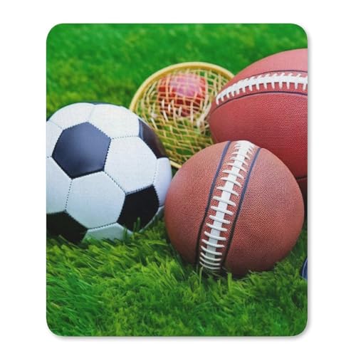Quadratisches Mauspad mit rutschfester Gummiunterseite, geeignet für Sportbälle auf Gras, bequemes Mauspad für E-Sport, Gaming, Büros Quadratisches Mauspad mit rutschfester Gummiunterseite, geeignet für Sportbälle auf Gras, bequemes Mauspad für E-Sport, Gaming, Büros von BWQMNT