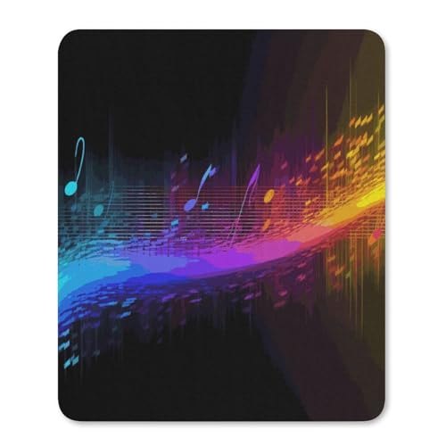 Quadratisches Mauspad mit rutschfester Gummiunterseite, geeignetes Musikspektrum, komfortables Mauspad für E-Sport, Gaming, Büros Quadratisches Mauspad mit rutschfester Gummiunterseite, geeignetes Musikspektrum, komfortables Mauspad für E-Sport, Gaming, Büros von BWQMNT