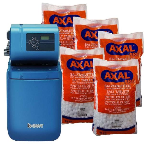 BWT Enthärtungsanlage AQA Basic Set 5 x 25 kg Salz von BWT