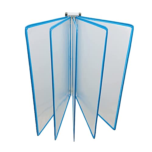 An der Wand montiertes Referenzsystem, 5 doppelseitige Paneele, an der Wand montierter Aktenhalter, A4-Ordner-Poster-Flipbook-Display, transparenter Seitendisplayständer aus PVC + Metall, L23 * H33 cm An der Wand montiertes Referenzsystem, 5 doppelseitige Paneele, an der Wand montierter Aktenhalter, A4-Ordner-Poster-Flipbook-Display, transparenter Seitendisplayständer aus PVC + Metall, L23 * H33 cm von BWUHDKS